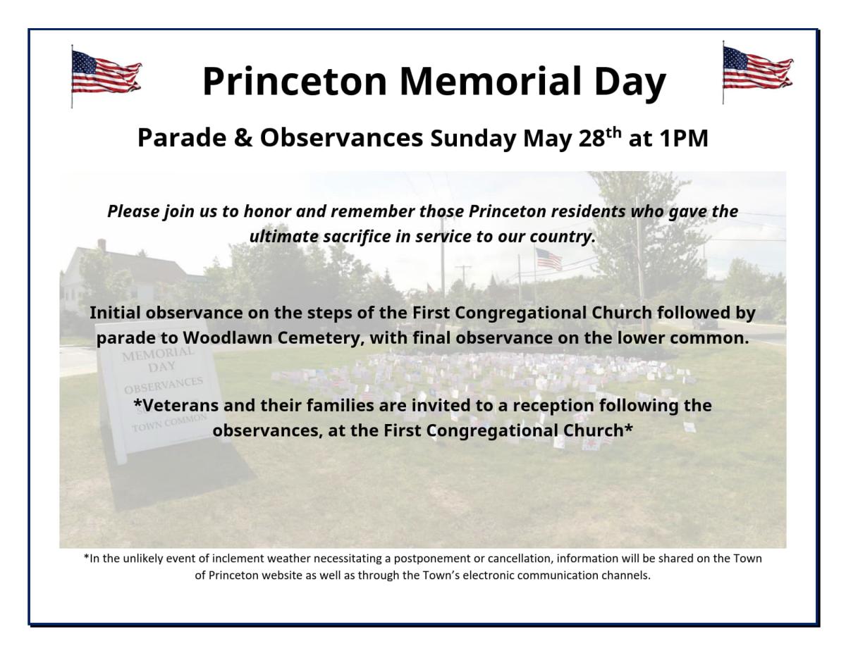 Memorial Day Parade &amp; Observances