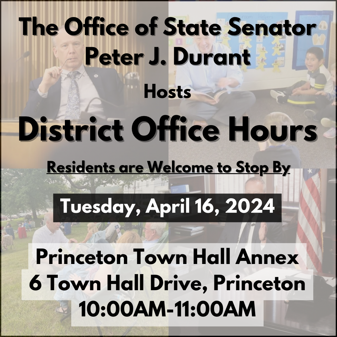 Senator Durant Office Hours April 16, 2024