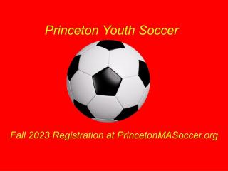 Princeton Youth Soccer Fall Registration Open 2023 