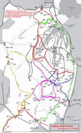 Wachusett Redline One-Day Map